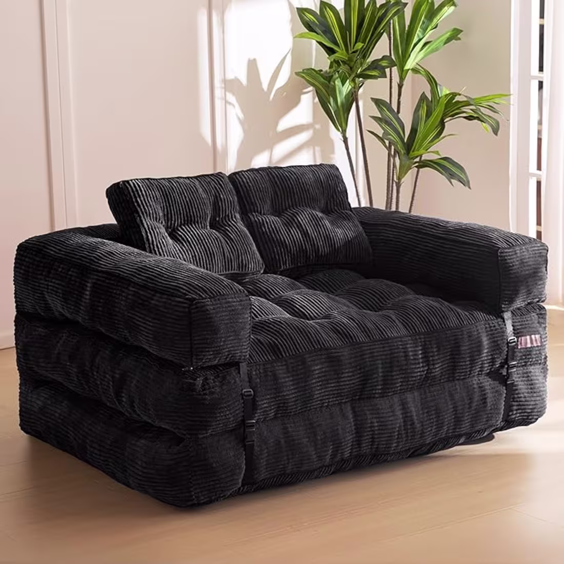 Cover image for Foldable Compression Sofa Bed – Space-Saving Comfort