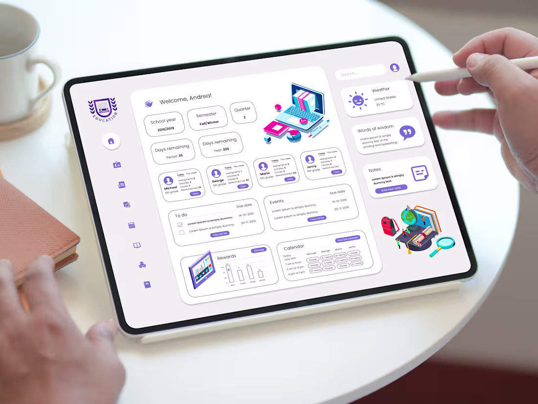 Cover image for Gamified UX Dashboard | Engaging EdTech Design