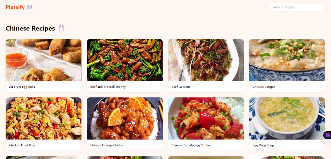 Cover image for A recipe finder web app