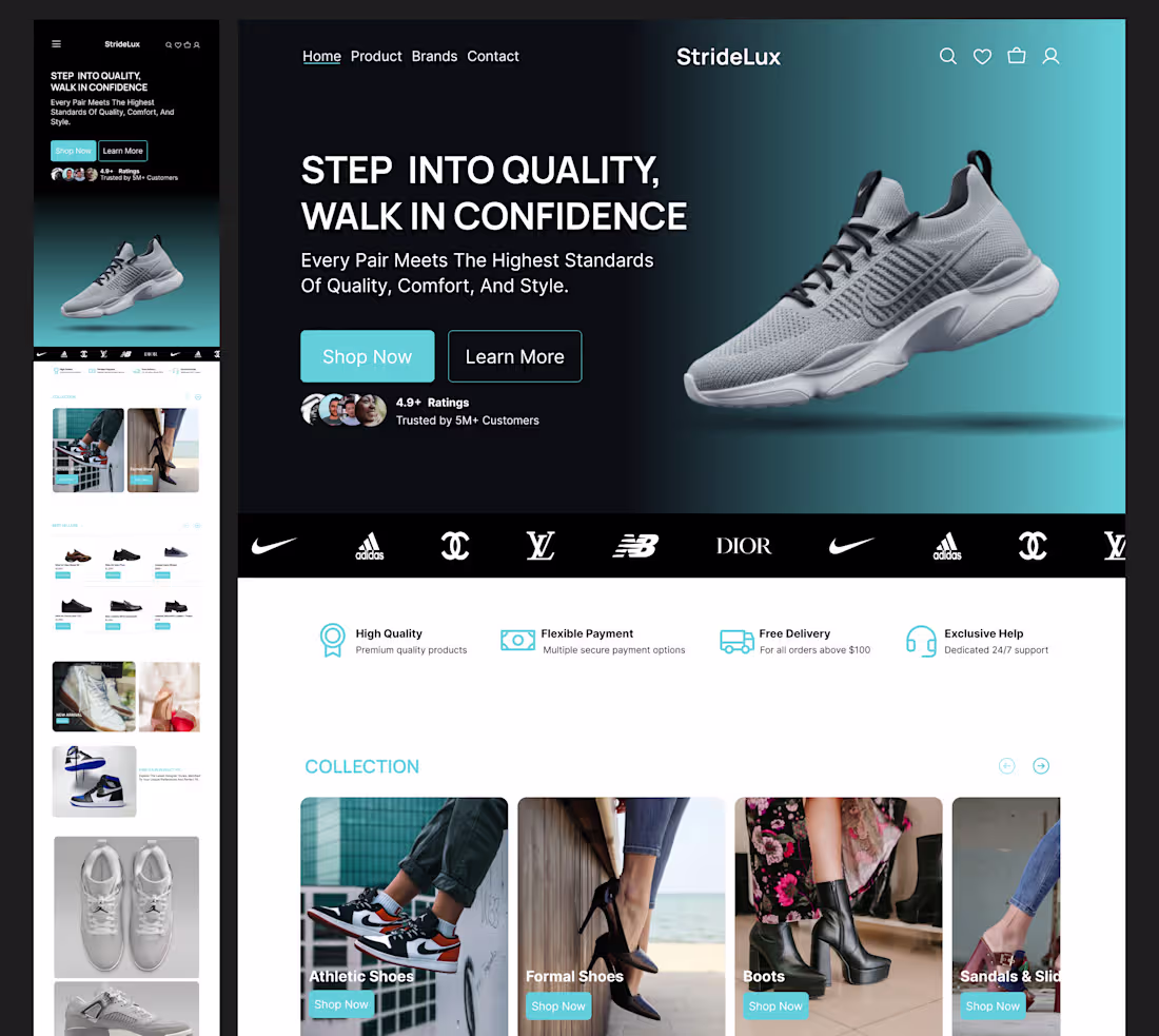 Cover image for I tried to buy a pair of sneakers last week. The website loo...