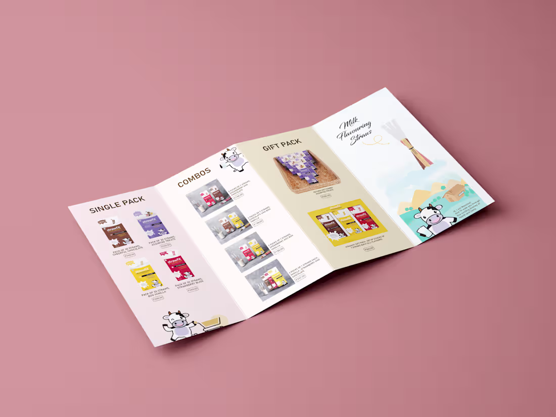 Cover image for Strawfit Brochure design
