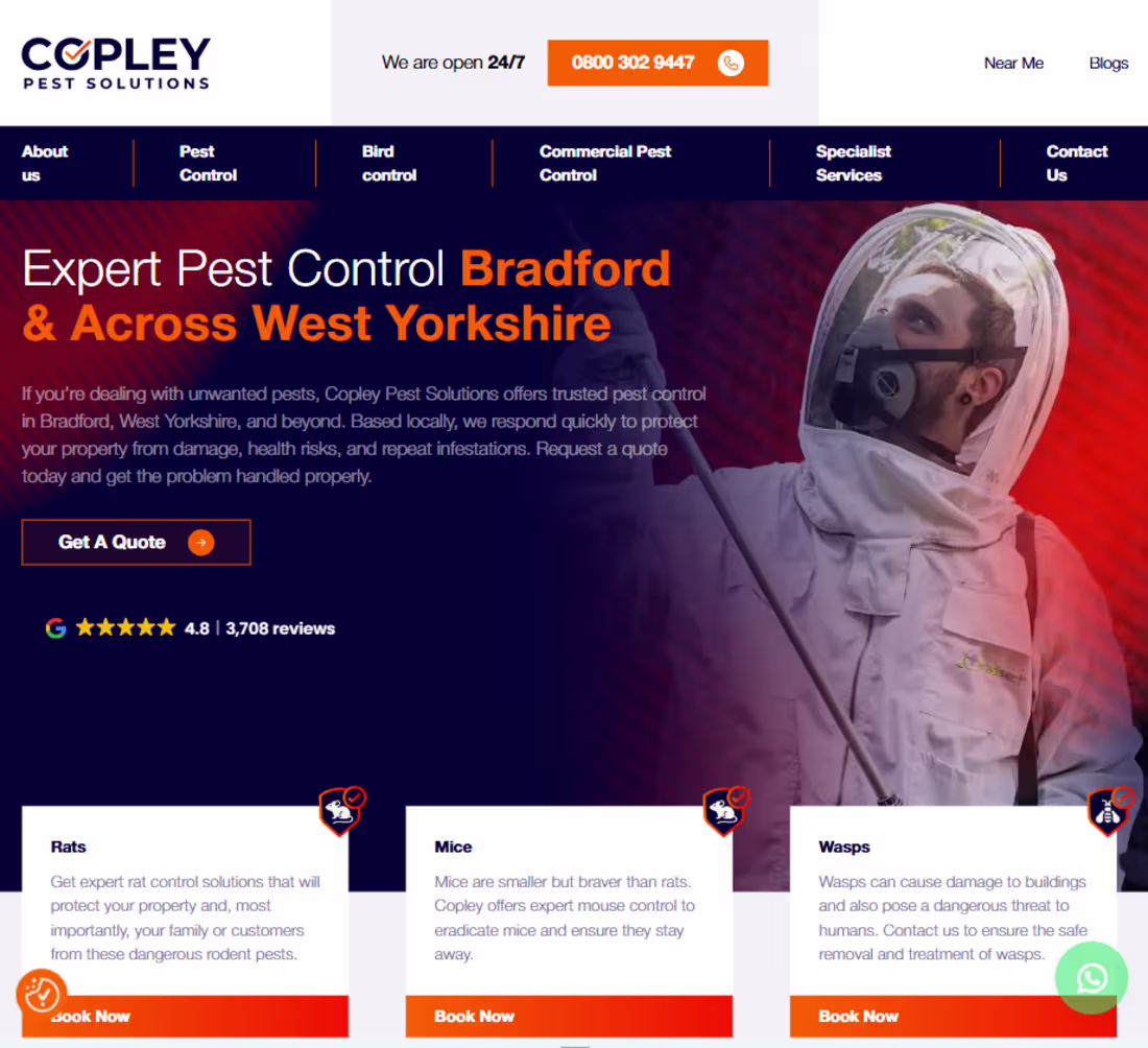 Cover image for Copley Pest Solutions - A