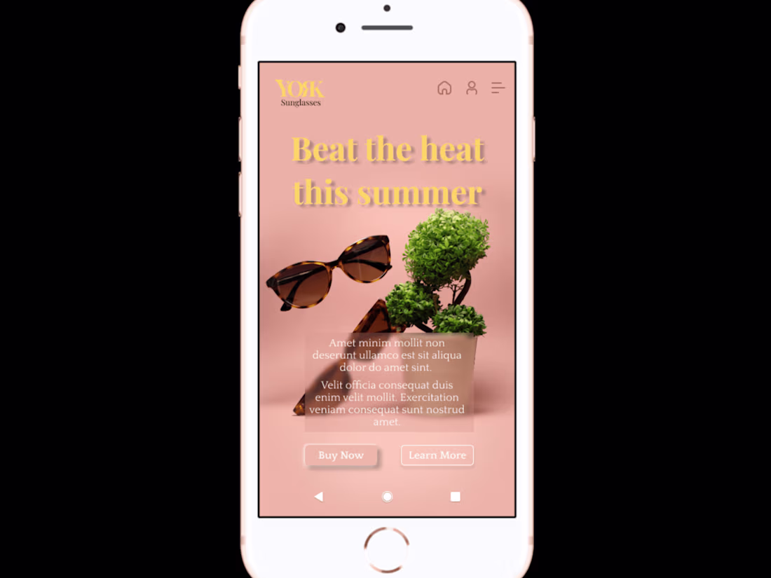 Cover image for York Sunglasses App