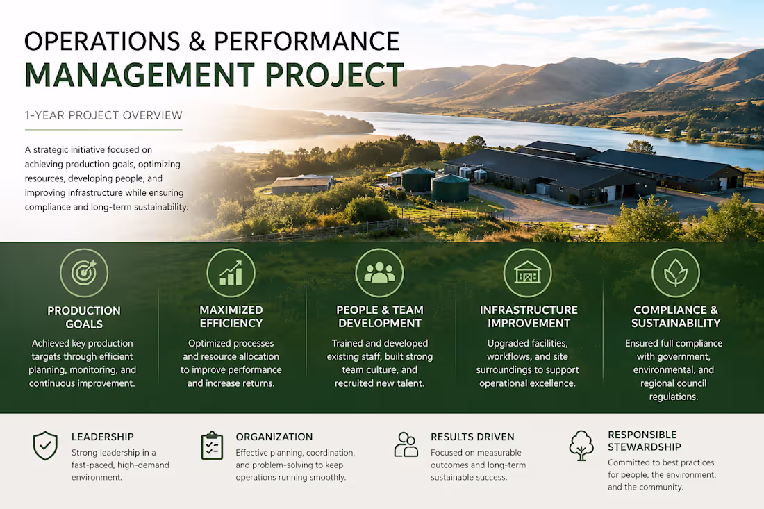 Cover image for Operations Manager | Dairy Industry