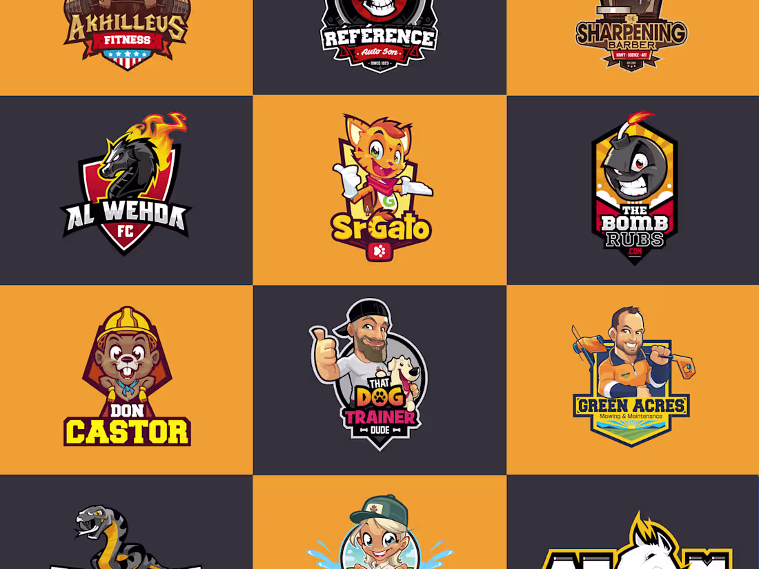 Cover image for Cartoon logo designs