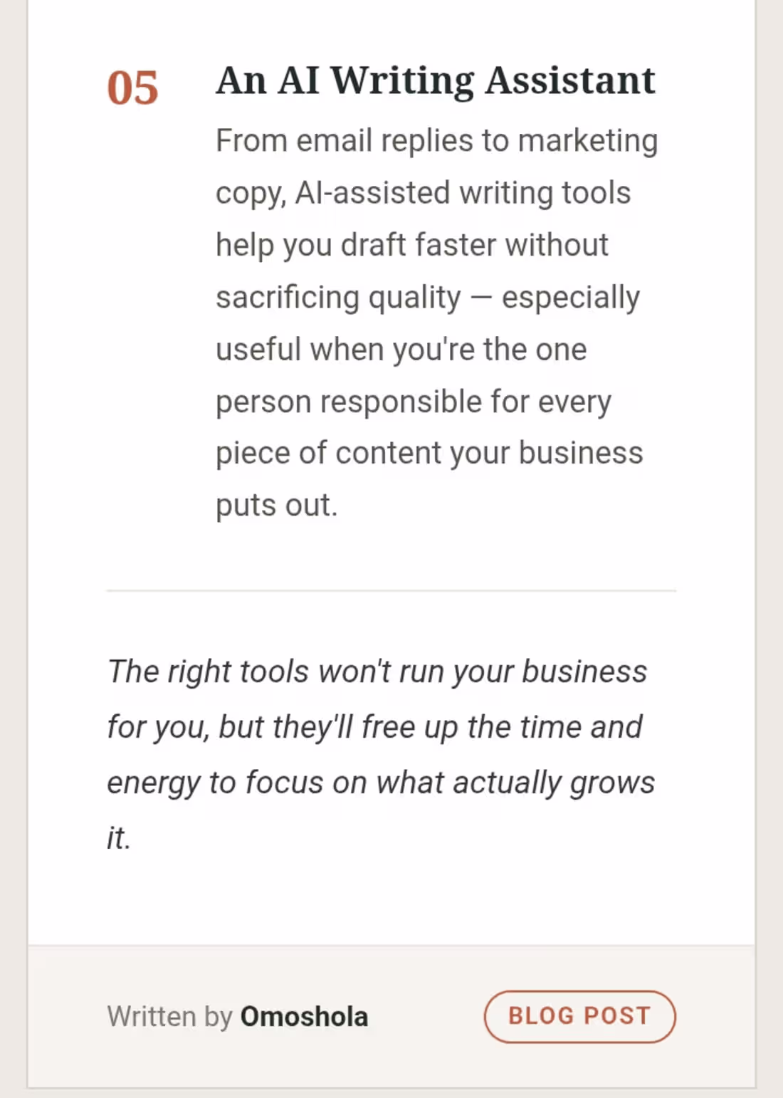 Cover image for A listicle highlighting practical tools
