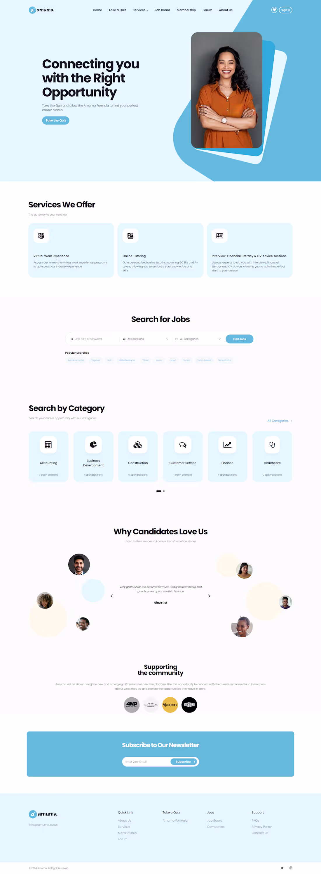 Cover image for Online Job Portal with Community-Driven