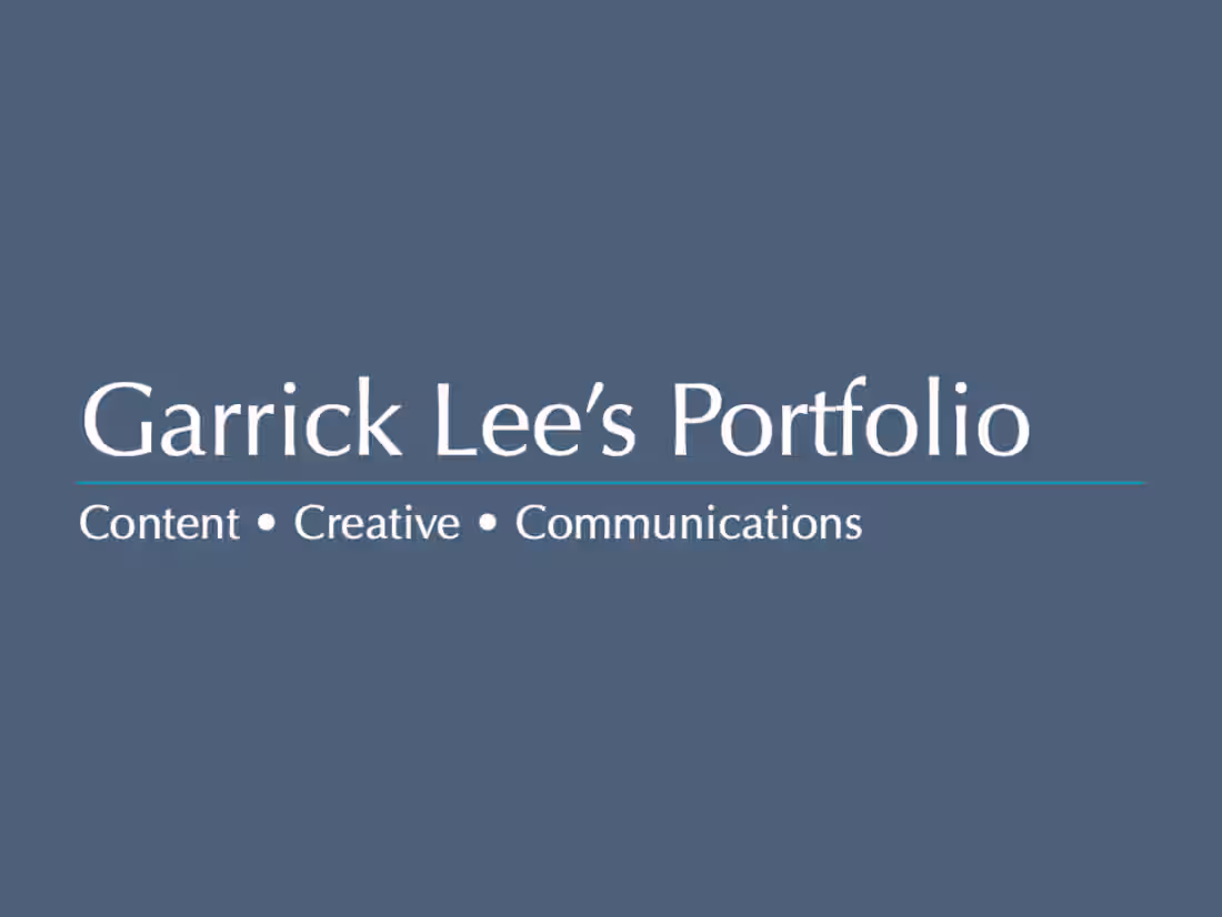 Cover image for View Garrick's Portfolio