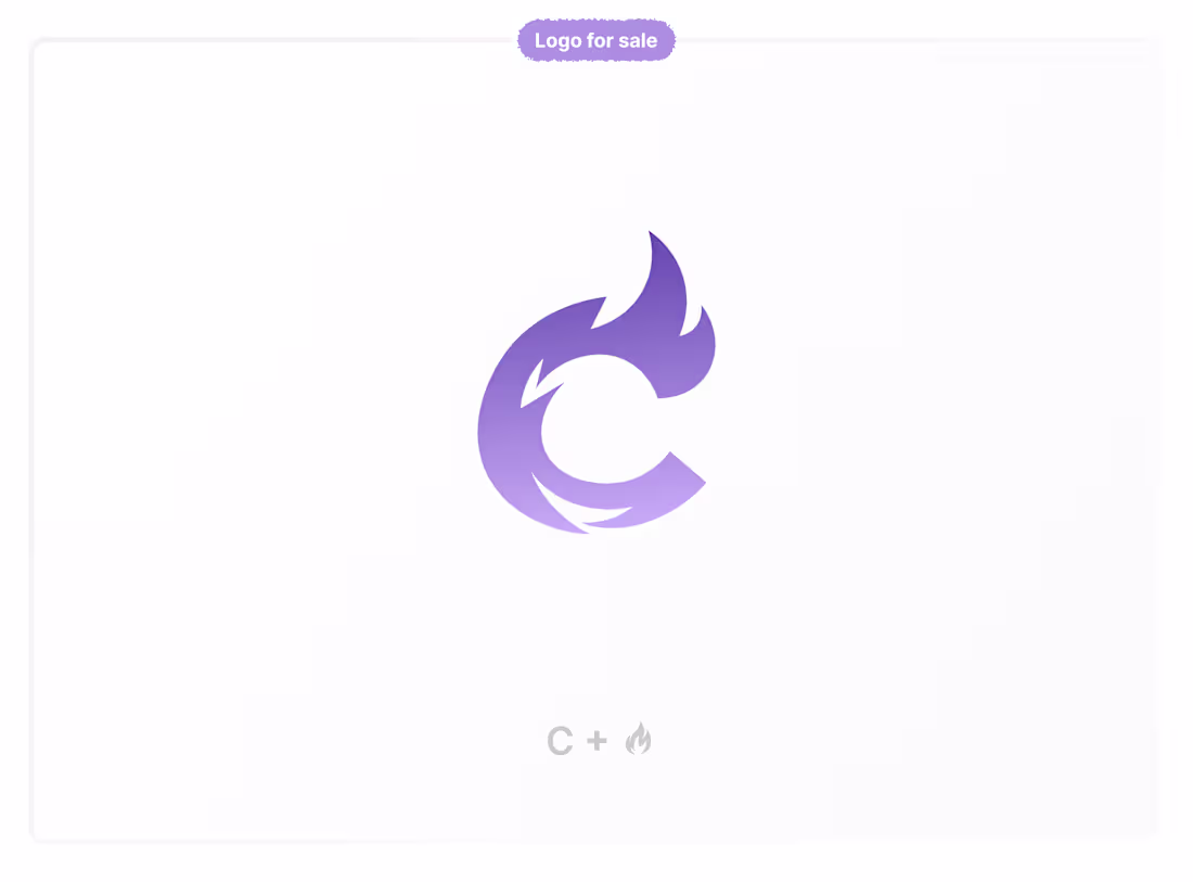 Cover image for C letter + Fire Combined