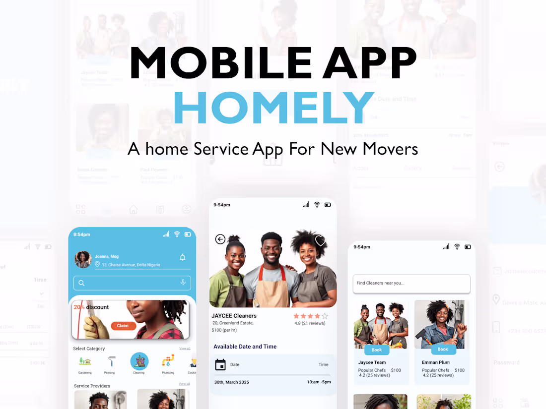 Cover image for HOMELY - UX/UI Case Study
