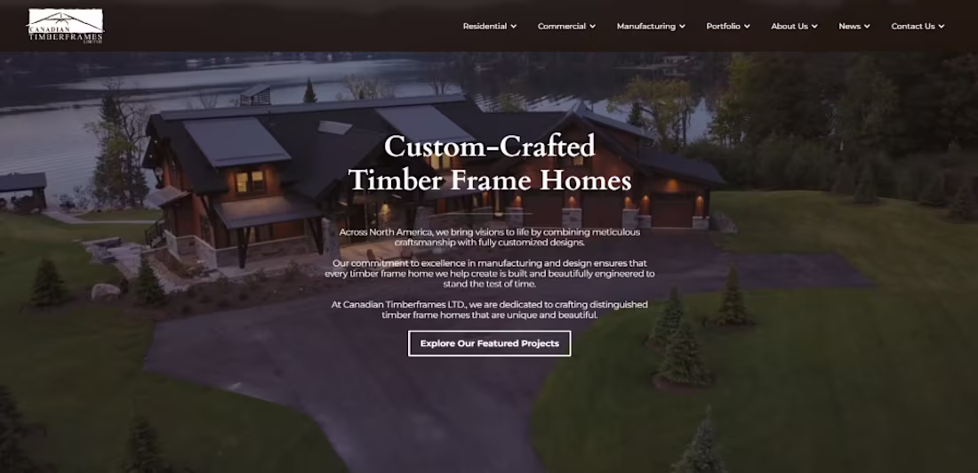 Cover image for Timber Frame Home Crafting for Canadian Timberframes