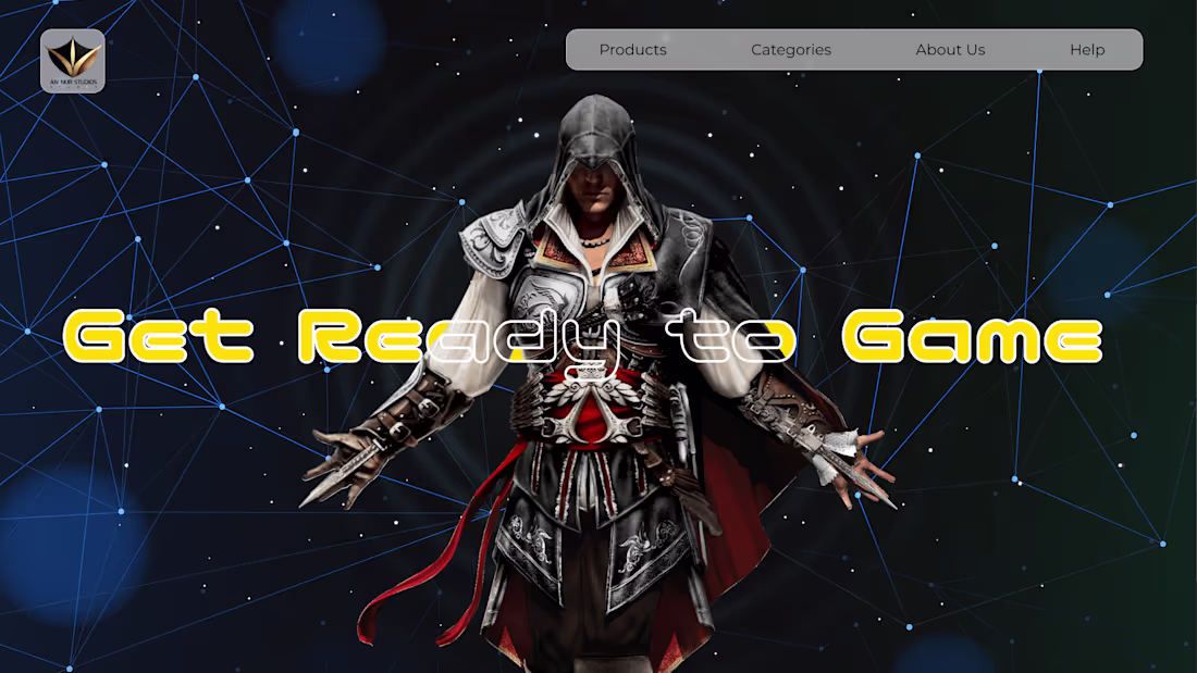 Cover image for A Gaming Landing Page