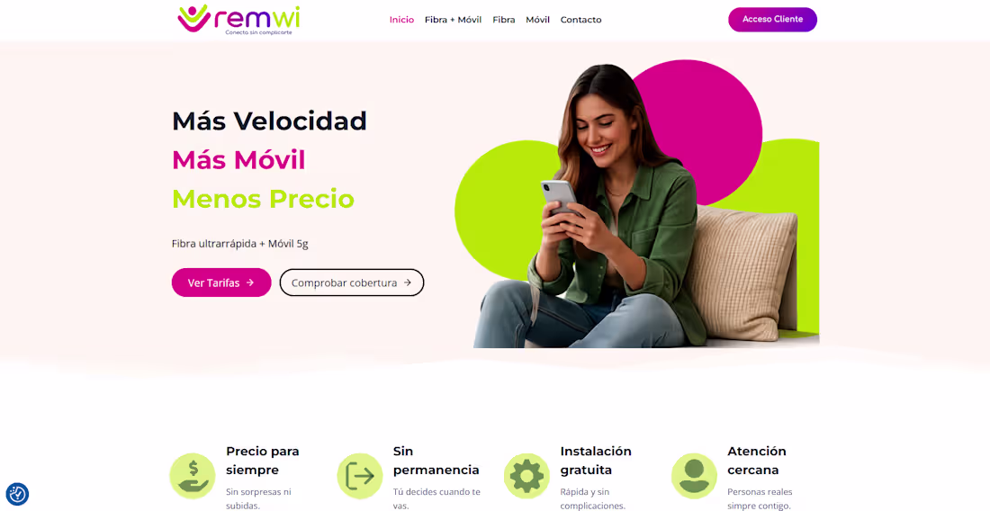 Cover image for remwi.es (https://remwi.es) - WordPress website.
