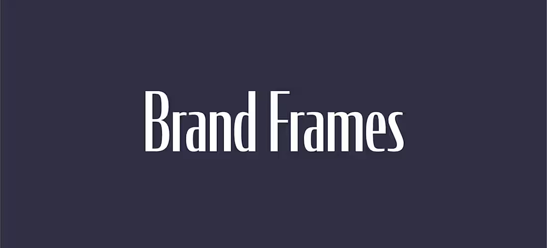 Cover image for Brand Frames