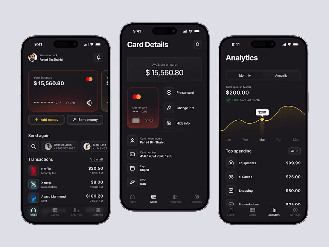Cover image for Fintech Mobile App Design