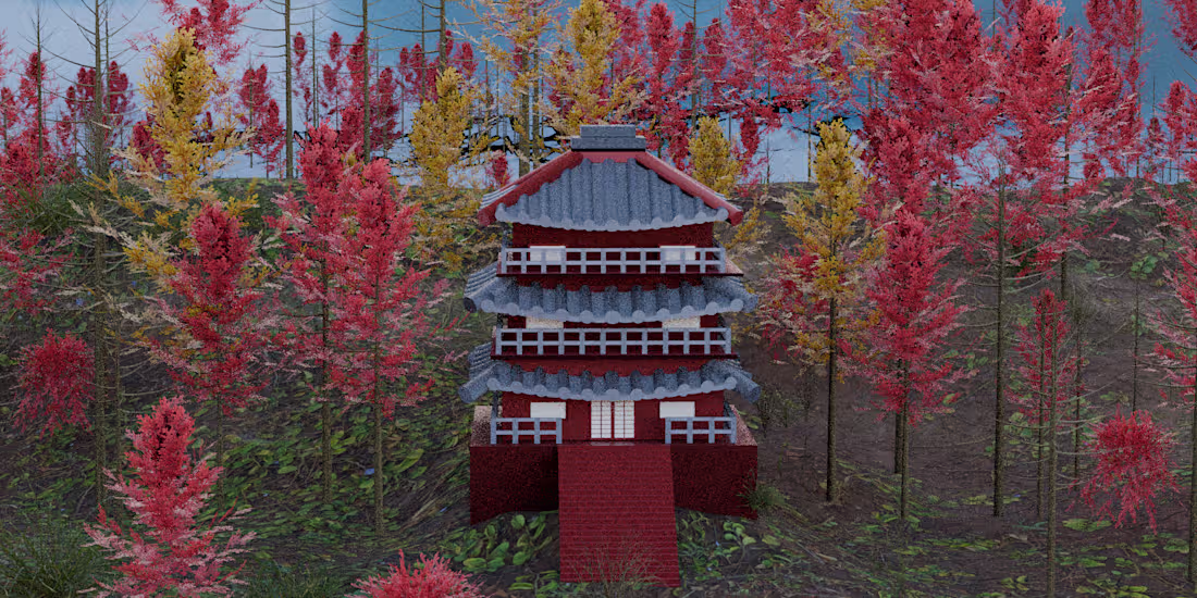 Cover image for 3D Environment inspired by the Japanese culture.