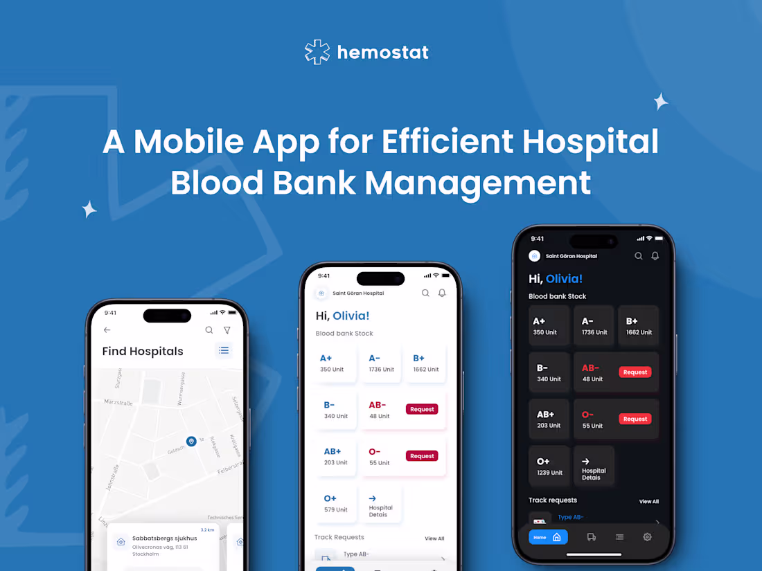 Cover image for Hemostat - Blood Bank Management Made Easy.
