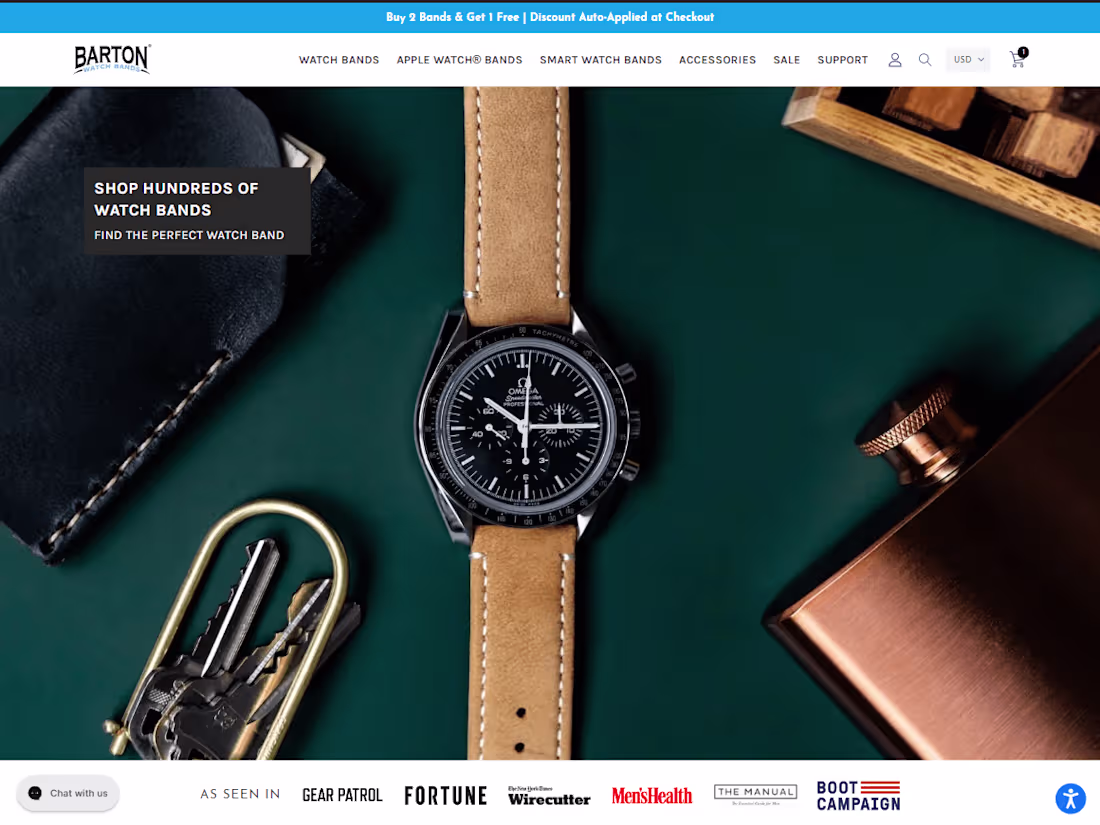 Cover image for BARTON Watch Bands | The Strap Your Watch Deserves