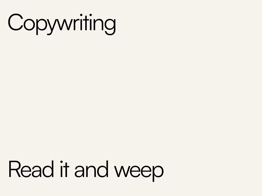 Cover image for Copywriting that moves hearts, minds and product