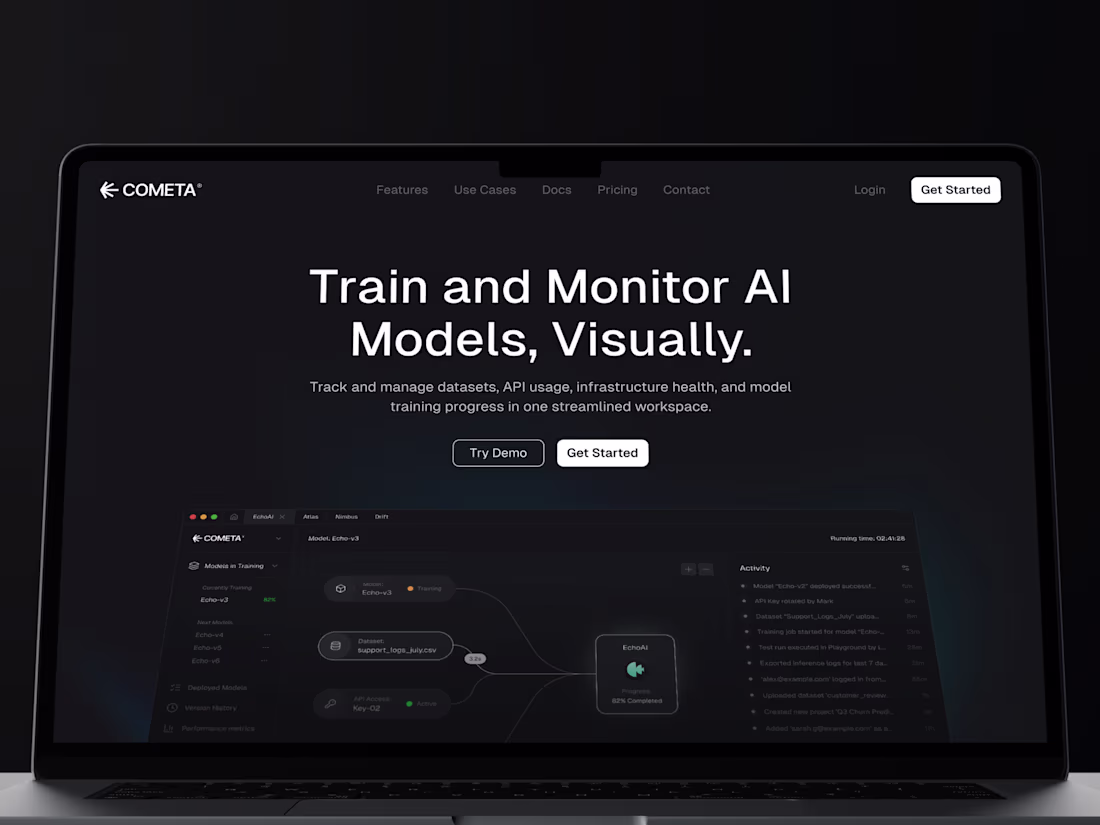 Cover image for Cometa — AI Development Dashboard & Branding