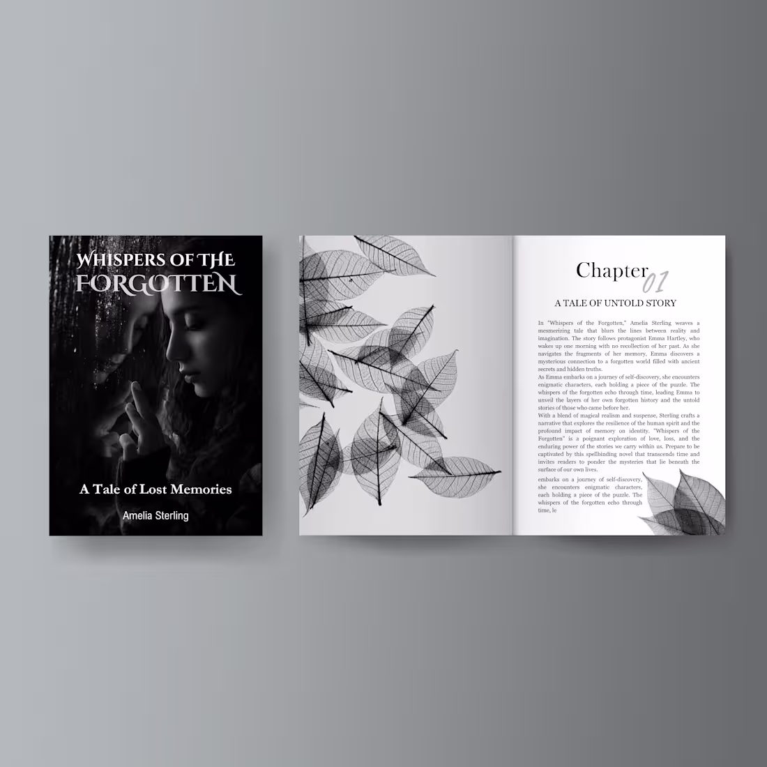 Cover image for book cover and interior layout design