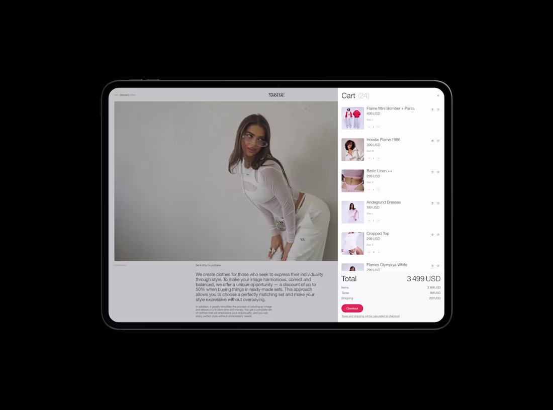 Cover image for Yaasbae E-commerce Design