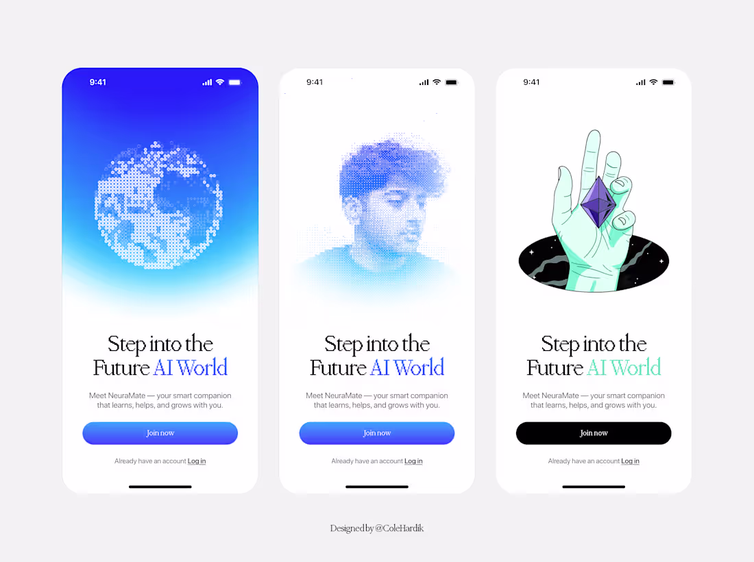 Cover image for Some Mobile Design Exploration, I'm also in it lol :)