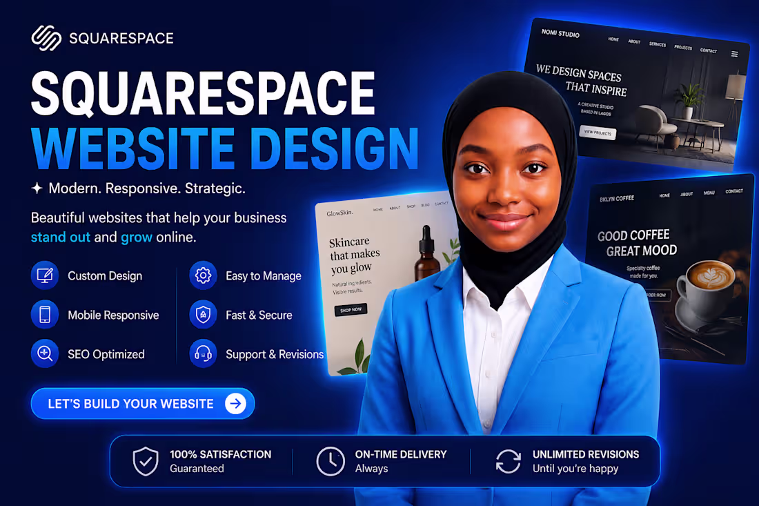 Cover image for Squarespace Website Design
