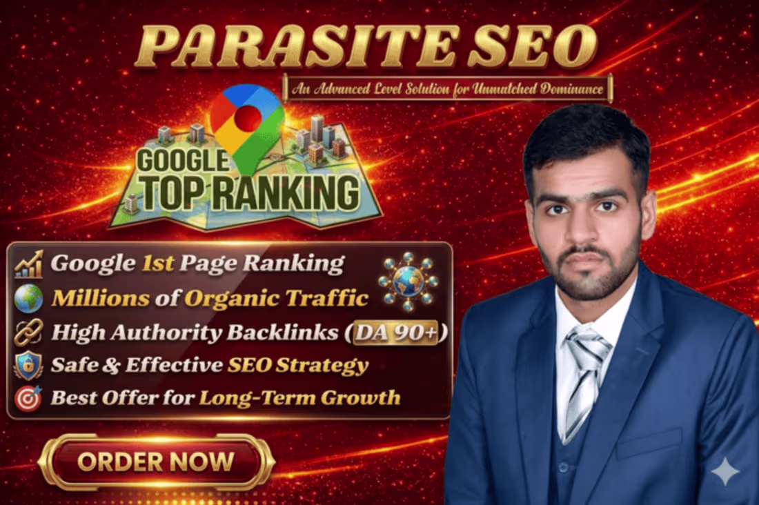 Cover image for I will rank your website on google using parasite SEO backlinks