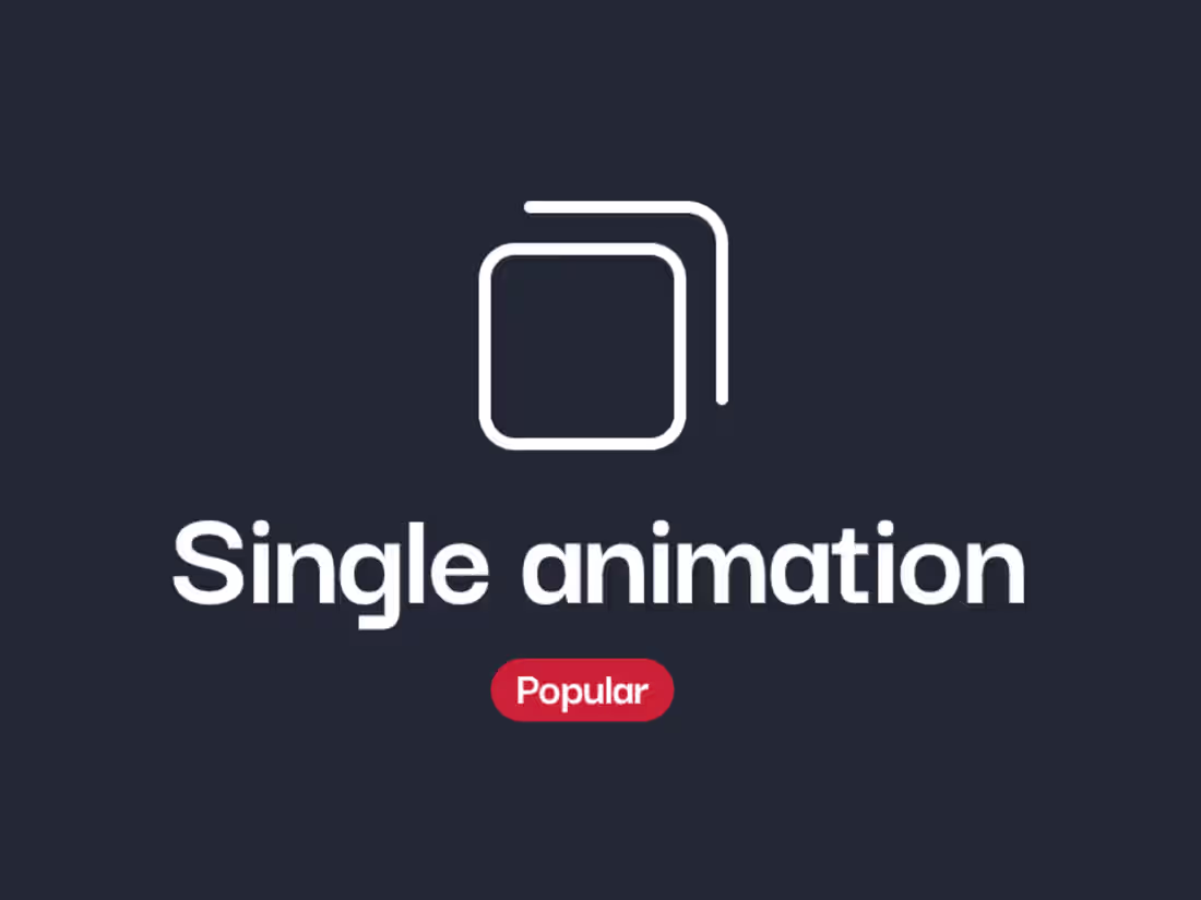 Cover image for Single Animation