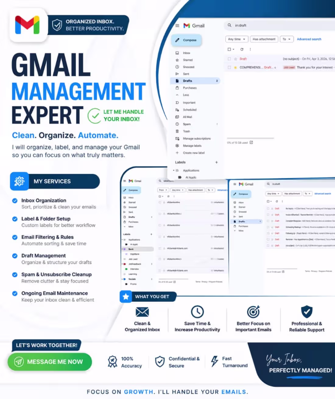 Cover image for Gmail Inbox Organization & Email