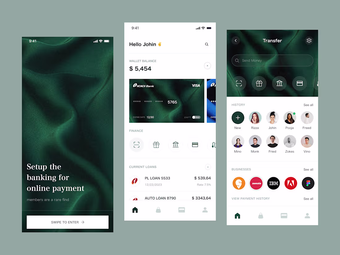 Cover image for Banking App UI Design