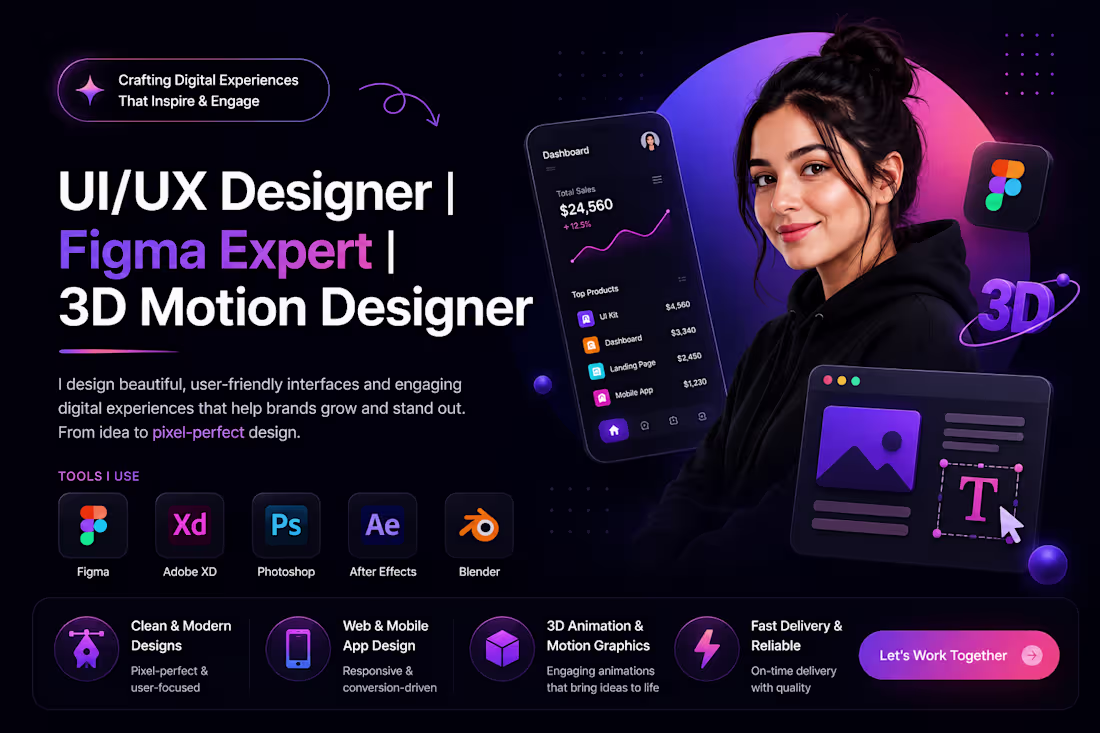 Cover image for UI/UX Designer | Figma Expert