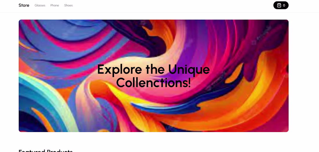 Cover image for E-Comm store