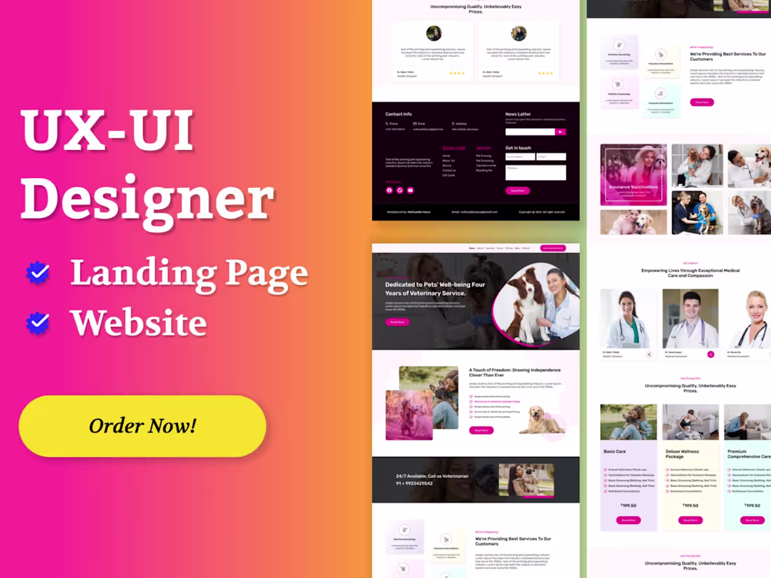 Cover image for Website Design| UX-UI | Figma