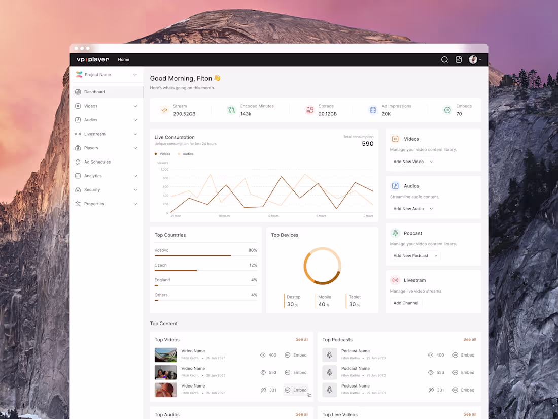 Cover image for Dashboard Experience