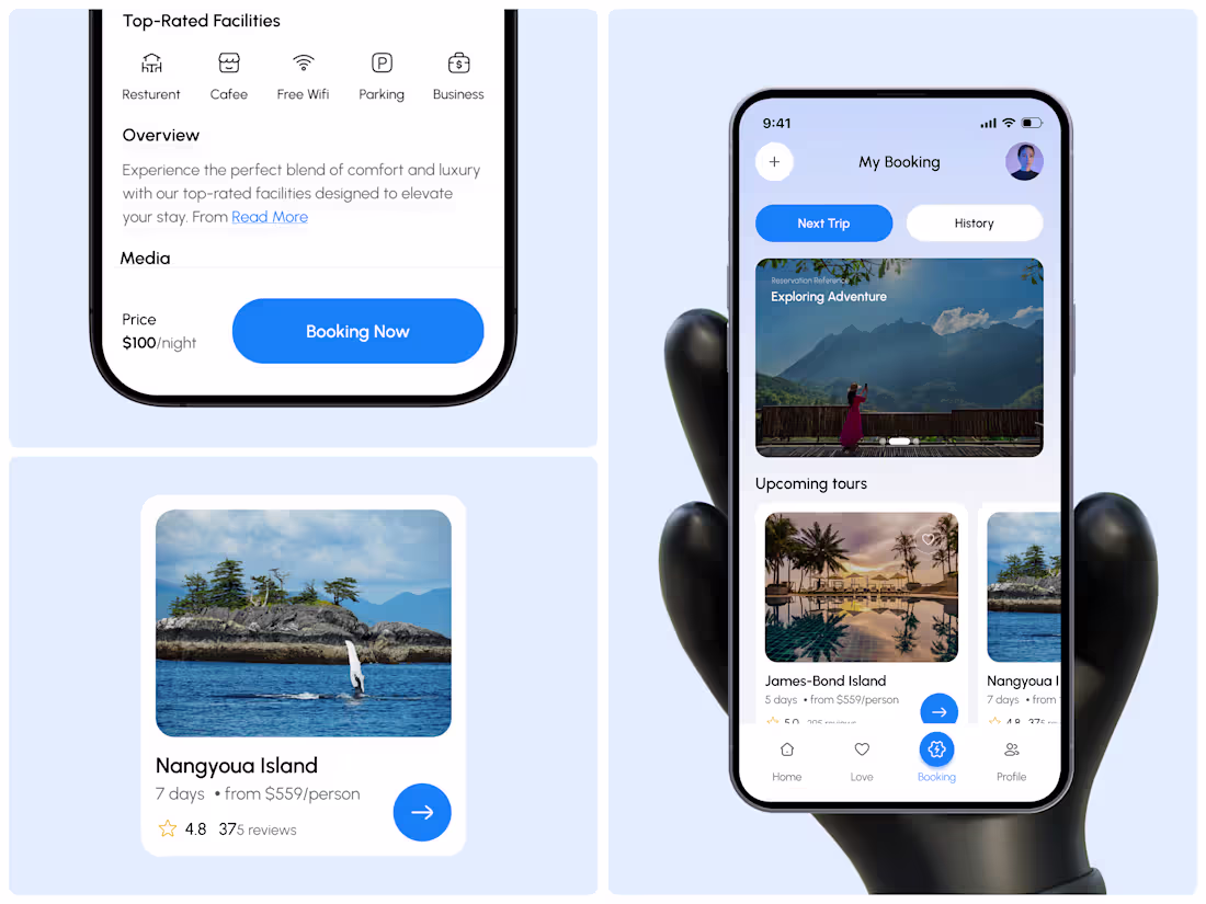 Cover image for Travel Mobile App Design