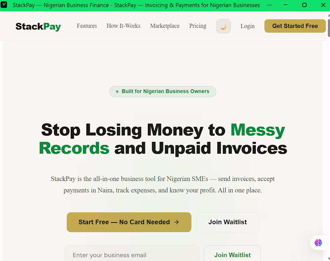 Cover image for www.stackpay.ng (https://www.stackpay.ng) is a financial