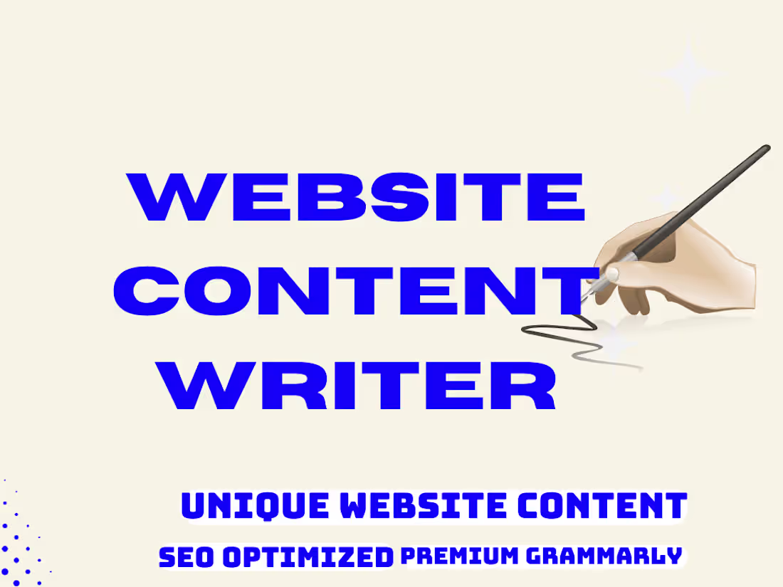 Cover image for I will be your professional SEO copywriter for website content