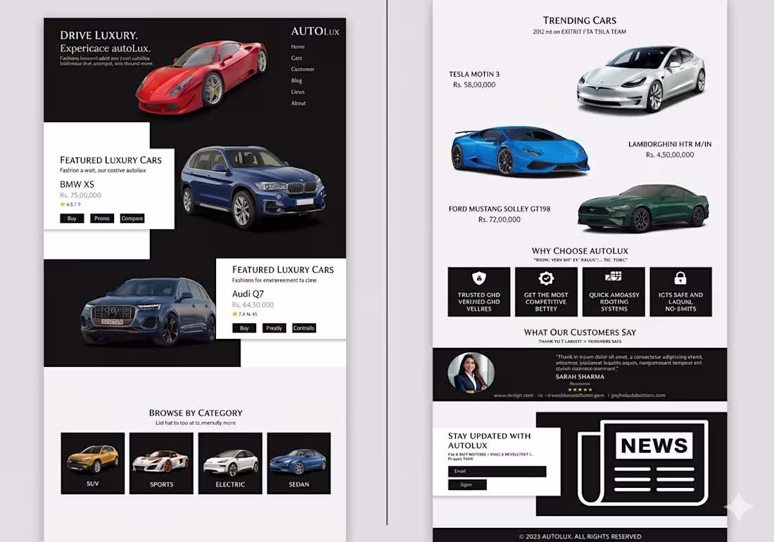 Cover image for Premium Car Marketplace UI Design: Elevate Auto Experience