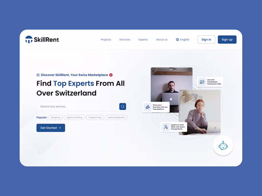 Cover image for Skillrant – Freelance Marketplace Web