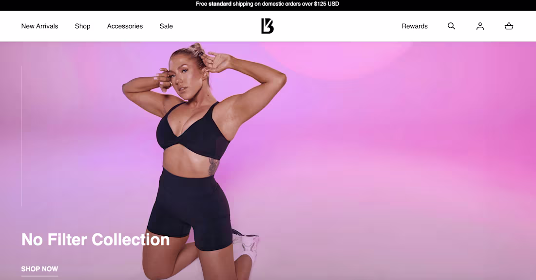 Cover image for E-commerce Web Design Bringing AI to Athleisure