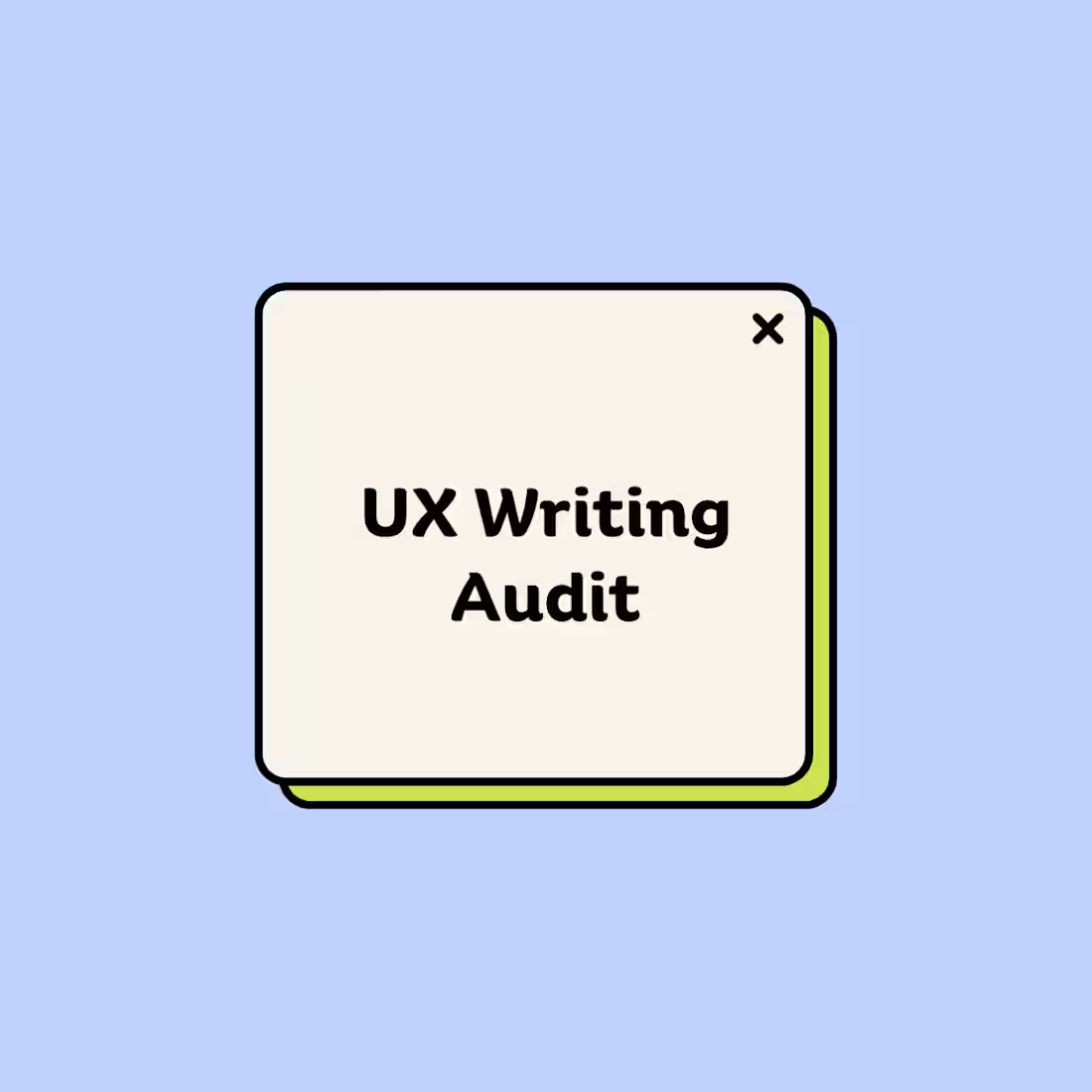 Cover image for UX Writing Audit