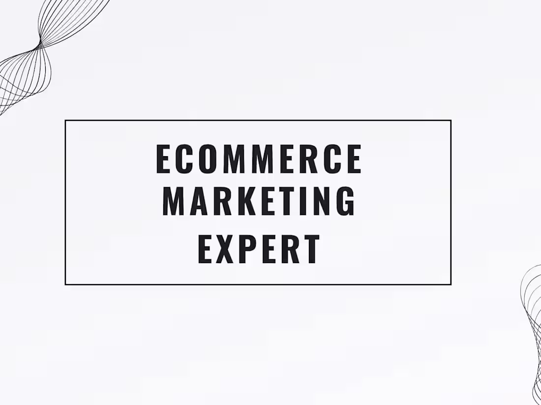 Cover image for eCommerce Business• GCC Region