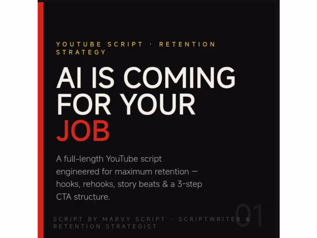 Cover image for I built a viral yt script -AI s coming for your job