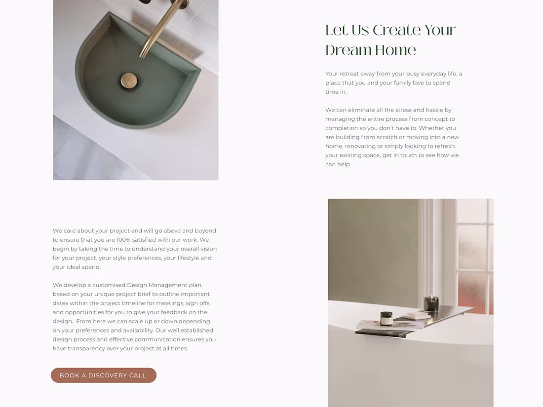 Cover image for Interior Website Design Made With Wix