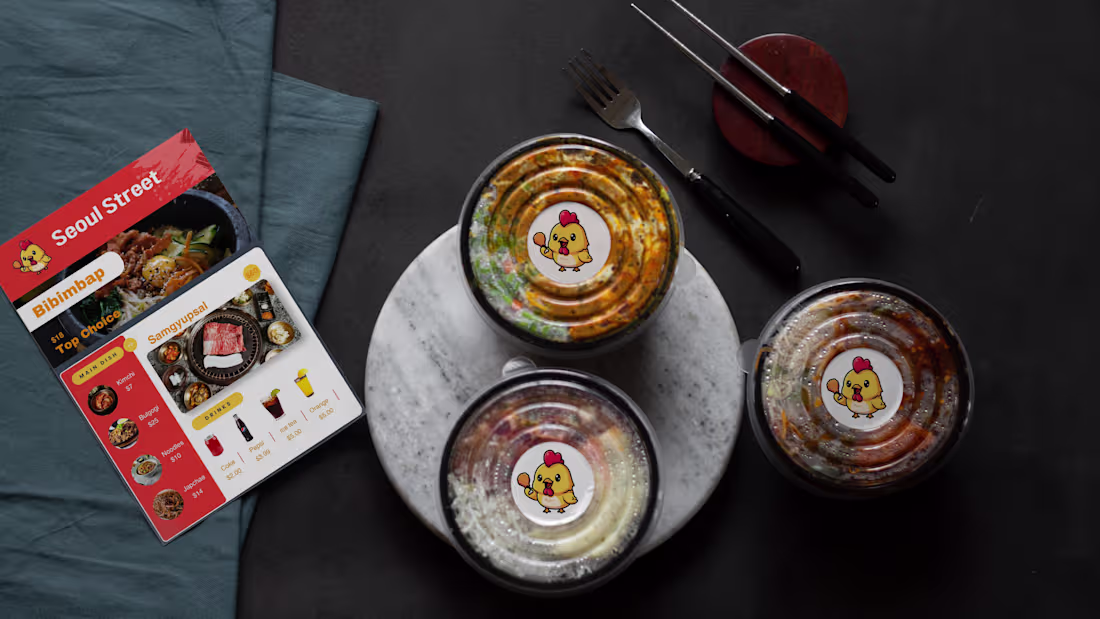 Cover image for Korean menu