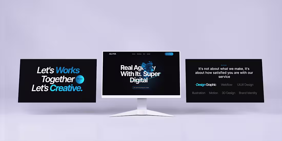 Cover image for ALUVA - Web UI Design
