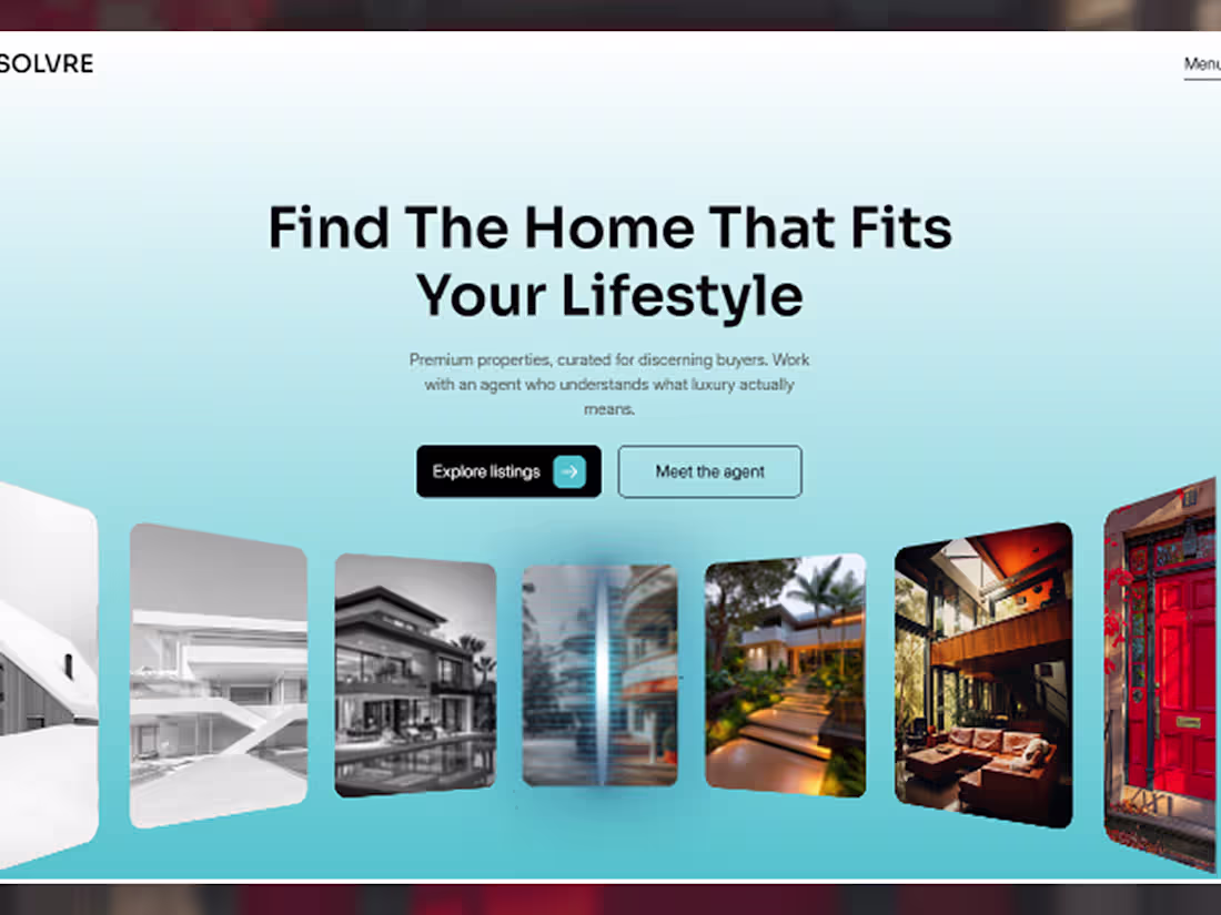 Cover image for Solvre — Modern Real Estate Agent Website Template