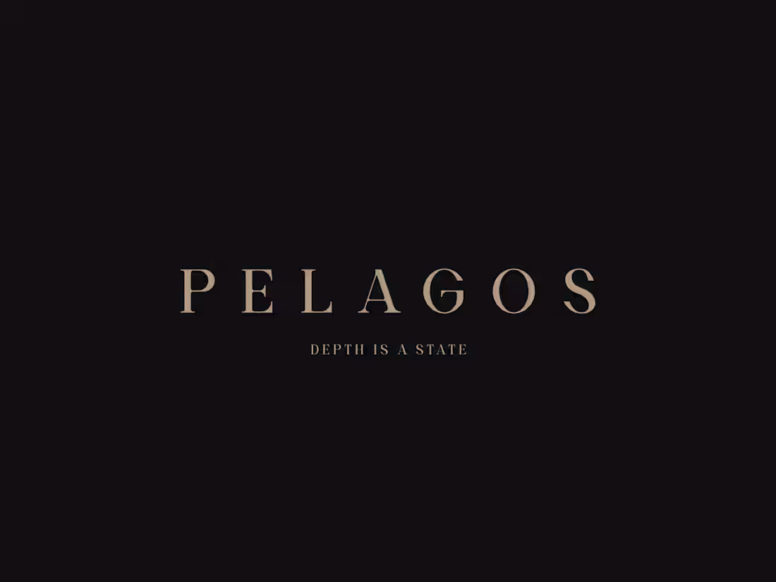 Cover image for Underwater Luxury Restaurant Brand Identity for Pelagos